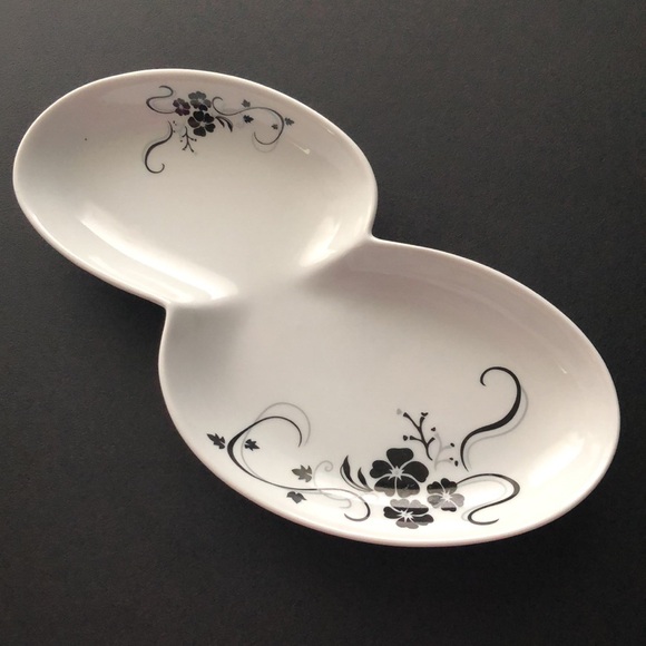 Vintage Porcelain Dual Section Dish - Picture 6 of 6